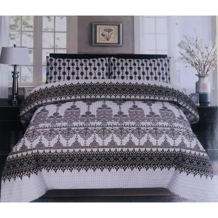 Treer 4 Pièces Parure De Lit Microfibre 220x240, Polyester Impression Fermeture Éclair Housse De Couette, Draps De Lit Et Taies D'oreiller Hypoallergique 2 Personnes (Triangle,200x200cm