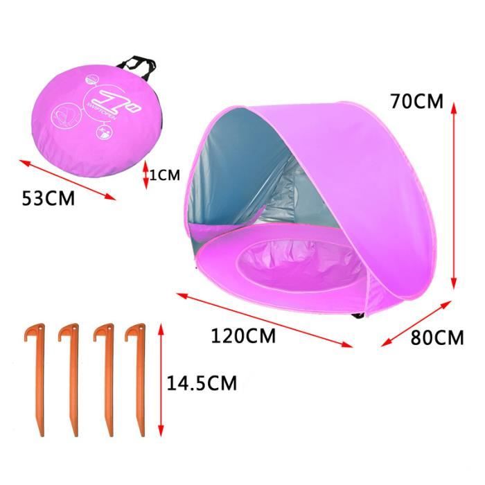 Tente De Plage Rose Pour Bebe Abri Impermeable A L Eau Piscine Protection Uv Abri Du Soleil Camping En Plein Air Prix Pas Cher Cdiscount Tente De Plage Rose Pour Bebe Abri Impermeable A L Eau Piscine Protection Uv Abri Du Soleil Camping En Plein Air Prix Pas Cher Cdiscount