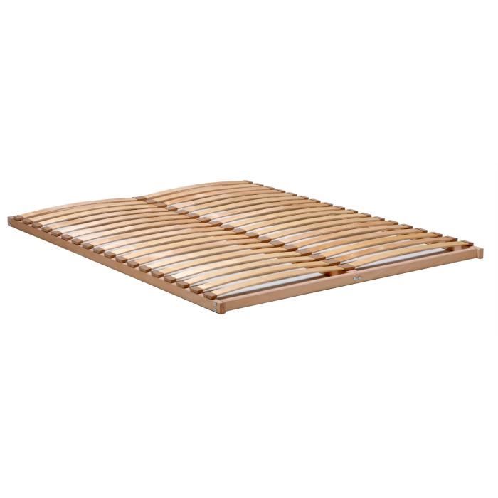 Price Factory Sommier A Lattes En Kit Pour Couchage 180x200 Cm Structure En Bois Avec Attache En Plastique Facilement Demontable Achat Vente Sommier Soldes