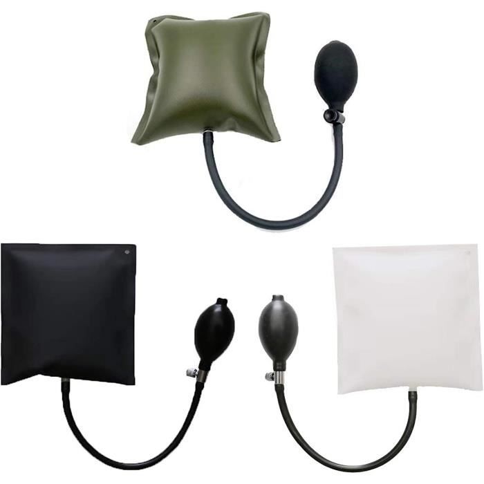 Kit 3 Cales Gonflables JNNJ - Coussin D'Air Pour Montage Portes/Fenêtres, Levage Voitures Et Meubles