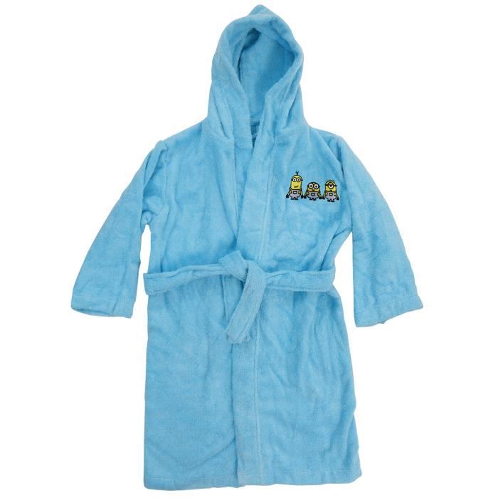 Peignoir LES MINIONS 100 coton Cdiscount Maison