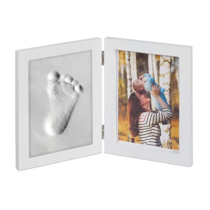 Relaxdays Cadre Photo Pour Bebe Avec Impression Platre Kit Pour Impression A La Main Ou Impression De Pied Diy Baby Abdruck Ave Cdiscount Maison Relaxdays Cadre Photo Pour Bebe Avec Impression Platre Kit Pour Impression A La Main Ou Impression De Pied Diy Baby Abdruck Ave Cdiscount Maison