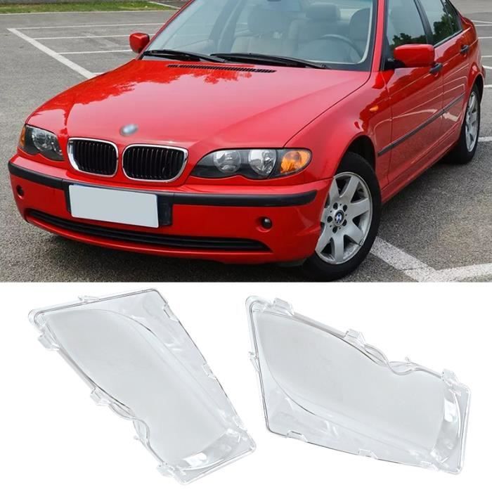 paire de verre lentille de phare feux droite et gauche pour bmw e46 01 06 en polycarbonate cdiscount auto