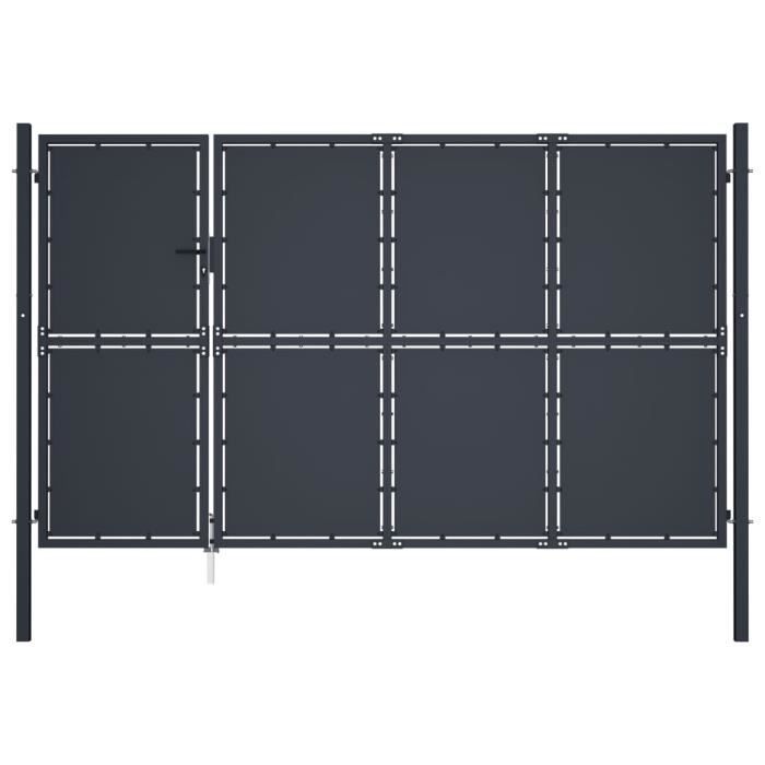 vidaXL Portail 350 x 150 cm
