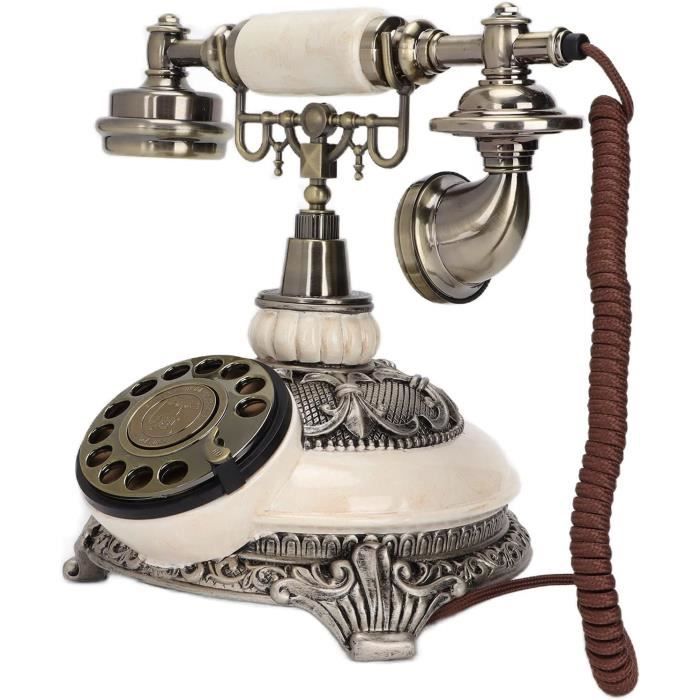 Téléphone fixe vintage MS‑2200A Ligne Fixe Vintage Européenne Téléphone