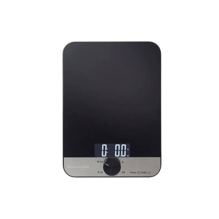 Balance De Cuisine Numérique 15 Kg - Précision 1g - Écran LCD Large - 5 Unités - Recharge USB-C - Plateforme En Verre - 4