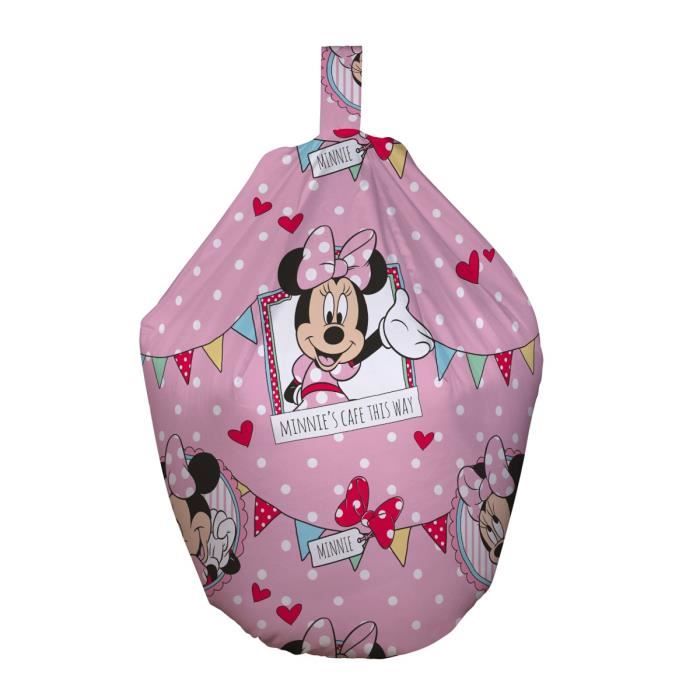 Pouf Poire Minnie Mouse Disney En Tissu Rose Achat Vente Chauffeuse Pouf 5055285341183 Soldes Cdiscount