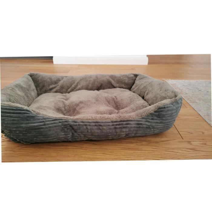 Meilleurs prix pour Lits pour chiens - Gris - XL(80*60*15)cm - Super doux - Fond imperméable - Chaud - Confortable