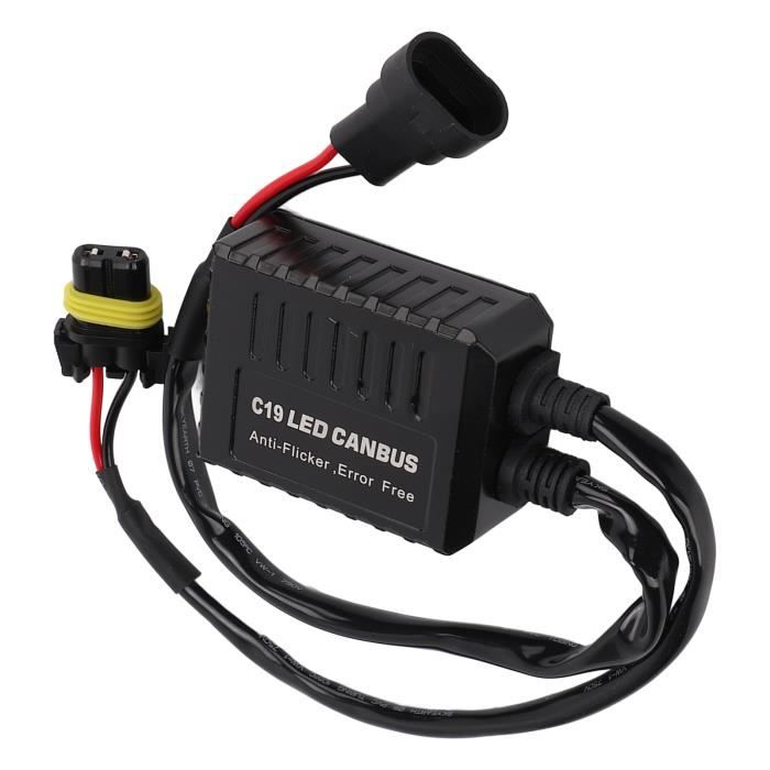 2 Décodeurs Anti-clignotement LED Pour Phares H7 - Résistance De Charge 50W 8 Ohm, Plug & Play