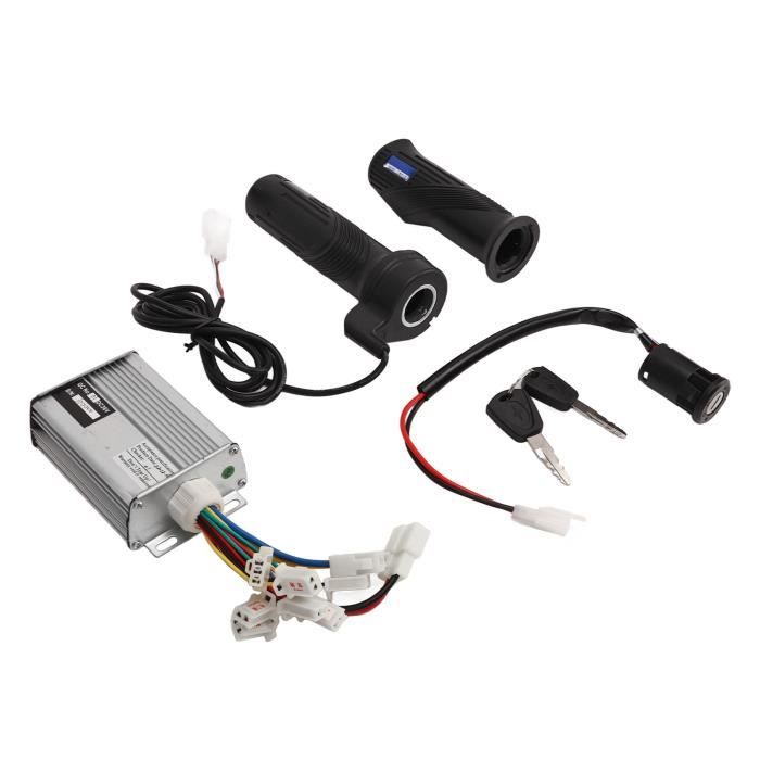 Fafeicy Kit de Conversion Vélo Électrique 36V 1000W Contrôleur Moteur + Poignée de Gaz