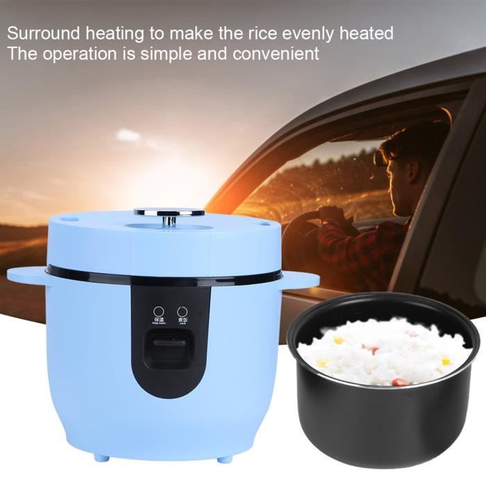 Cuiseur à Riz 2L Inox 304 | Cuisson Vapeur & Maintien Au Chaud | Pot Sans Revêtement | Pour 1-2 Personnes