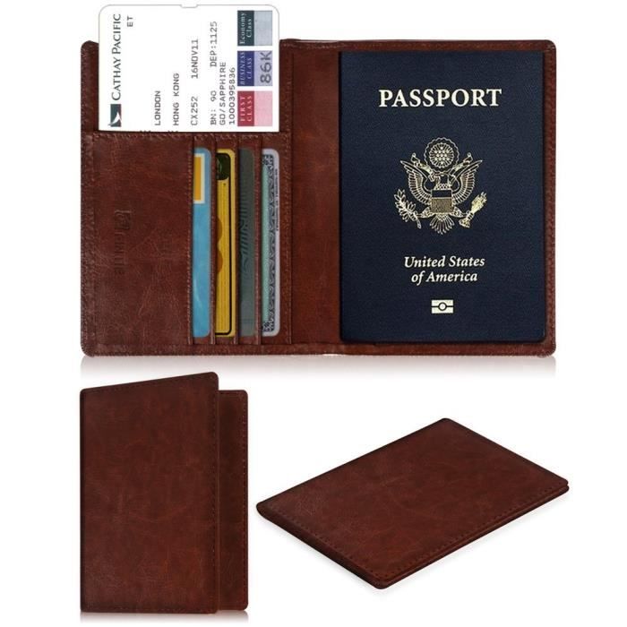 Fintie Porte passeport Housse Voyage Protecteur Porte feuille