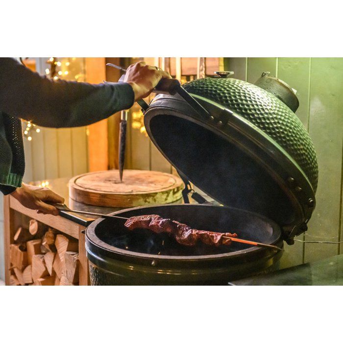 Broche Barbecue - FORGED - CHURRASCO - Acier inoxydable SS430 - L 60 cm - Forme V