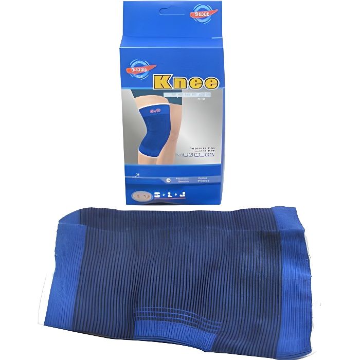Geyoga Genouillère Hiver Tricot - Protection Thermique Nuit Et Sport 38-60cm