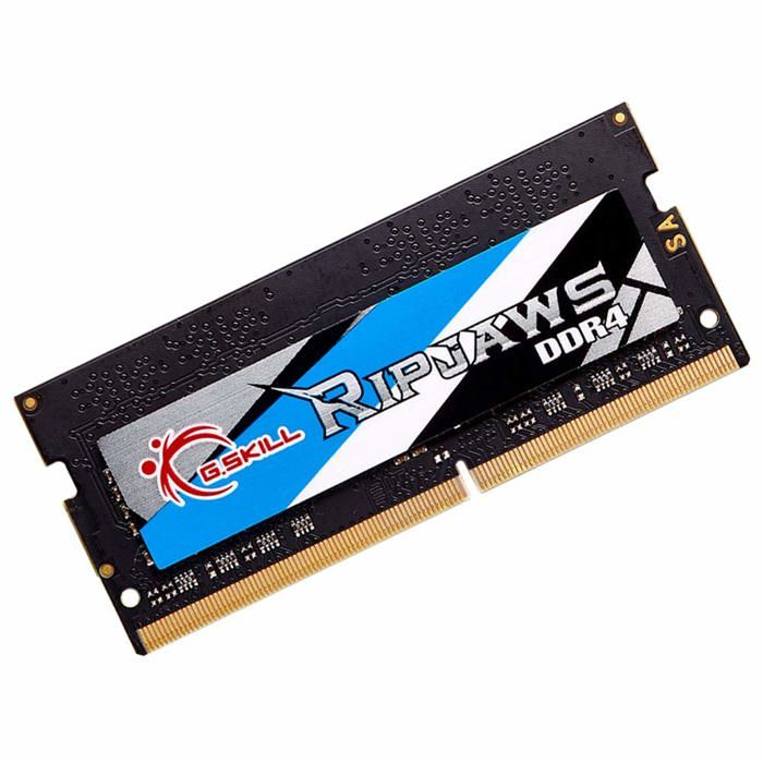 Module de mémoire – G.SKILL – RIPJAWS F4-3200C22S – 16 Go – DDR4 SO-DIMM – 3200 MHz