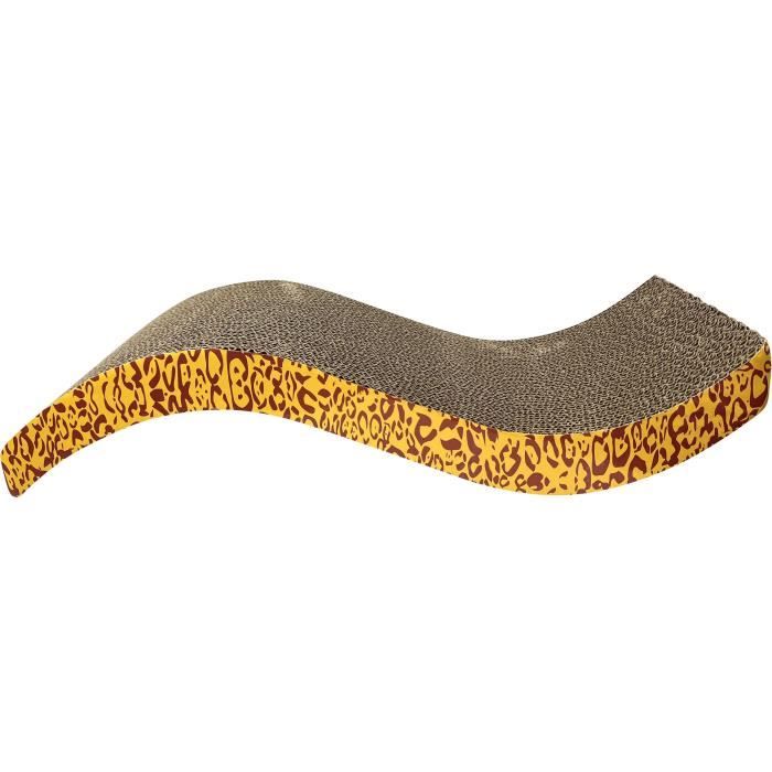 Griffoir Carton Ondule 53x22x11 Cm Leopard Cdiscount Animalerie