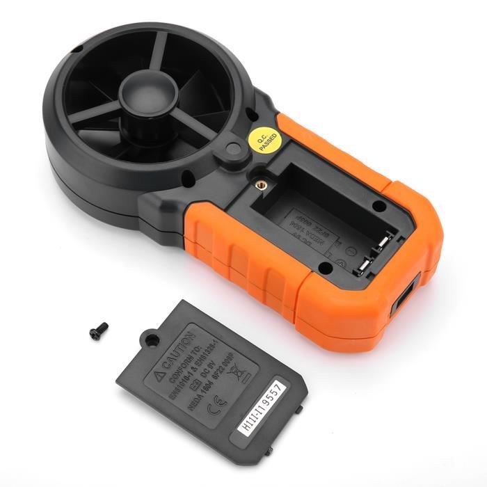 PEAKMETER PM6252A Anémomètre Numérique Portable - Mesureur De Vitesse Du Vent Professionnel Avec Rétroéclairage