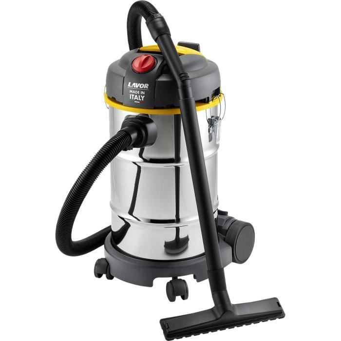 lavor aspirateur eau et poussiere en acier inox 800w 30l 220 mbar wt 30 x cdiscount electromenager