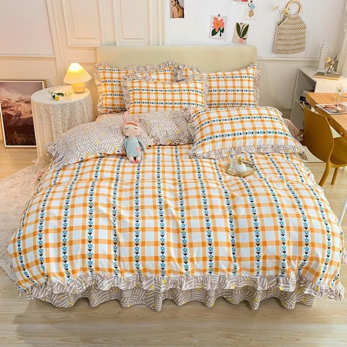 AMZQJD 4 Pièces Taie D'Oreiller De Noël Styles D'éléments De Noël Motif