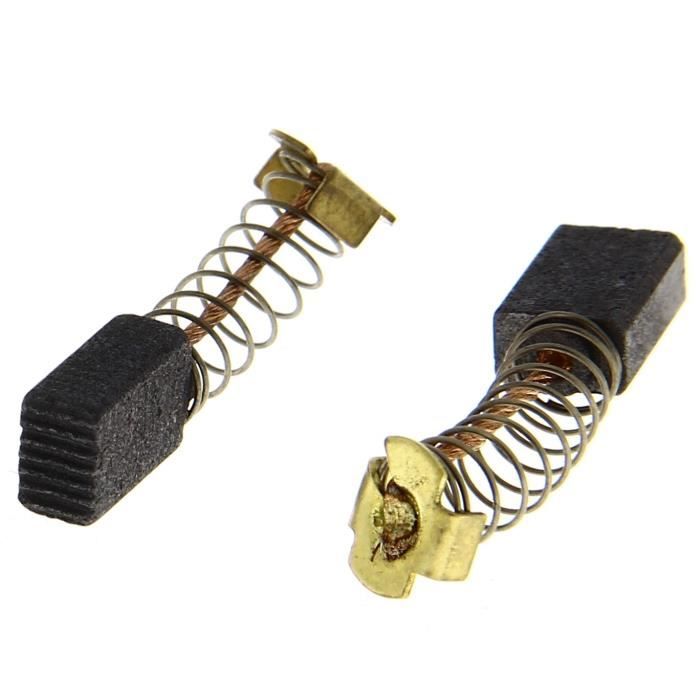 Charbons Moteur 5x8x13,5 Mm Lot De 2 - Compatibles BOSCH, SKIL Perceuse, Meuleuse, Ponceuse, Scie Sauteuse