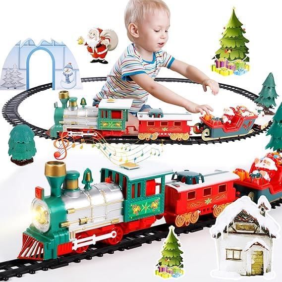 Train électrique Noël Adulte Ensemble De Jouets De Train électrique Train électrique Noël Adulte Ensemble De Jouets De Train électrique