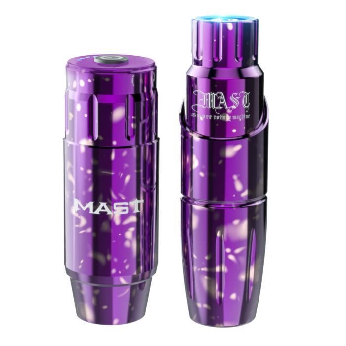 Dragonhawk Mast Tour Wireless Tattoo Machine with Battery Purple Color