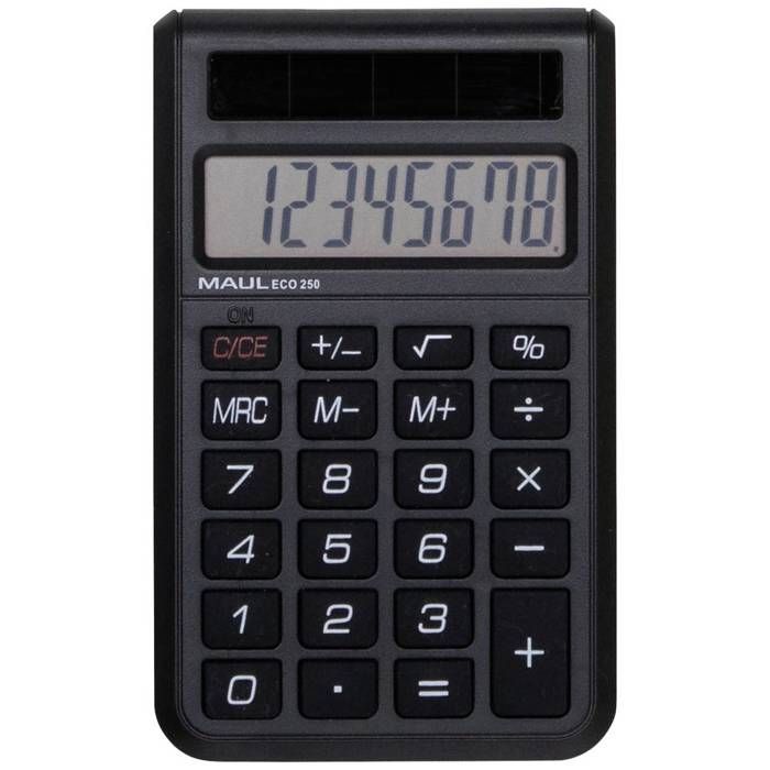 Maul Calculatrice De Poche M 8, Calculatrice Avec Grand Affichage à 8