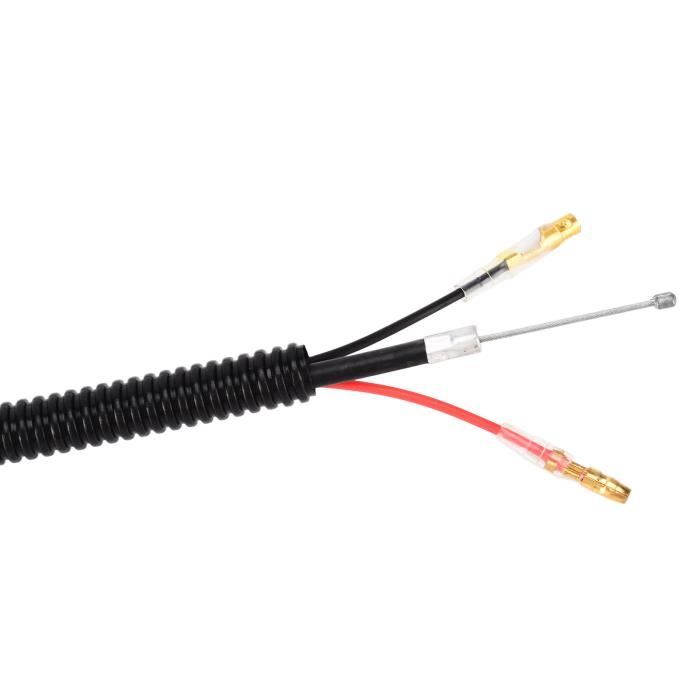 Câble Accélérateur Avec Poignée Et Interrupteur Pour Débroussailleuse – Compatible Outils Multifonctions 26 Mm – Longueur Câble 275 Mm