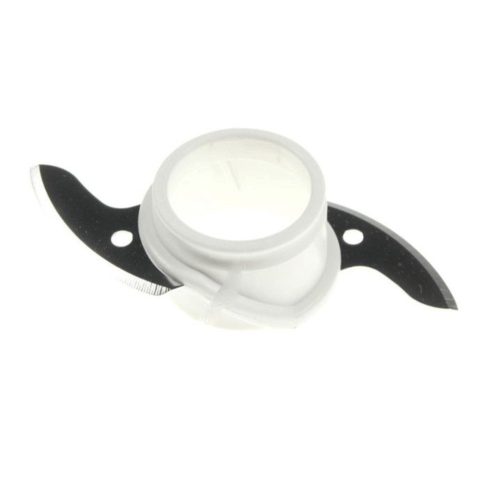 Couteau Hachoir Blanc Pour Robot Ménager Moulinex SS-193672 - Pièce De Rechange Pour Robot De Cuisine
