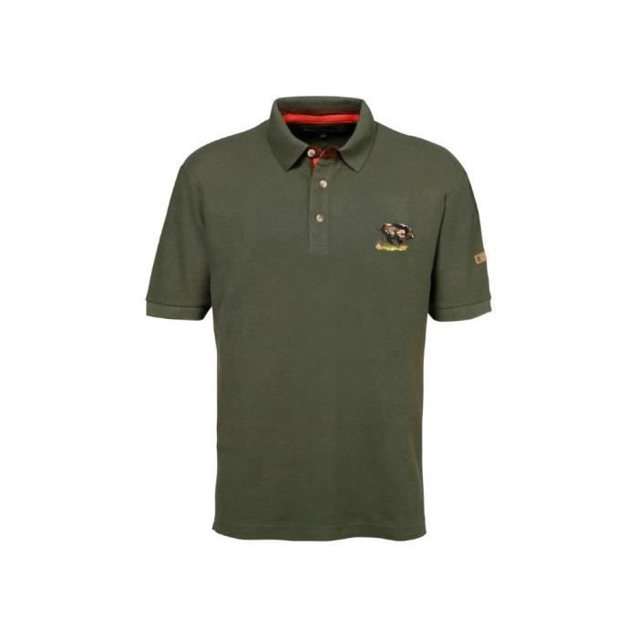 Polo de chasse broderie Sanglier