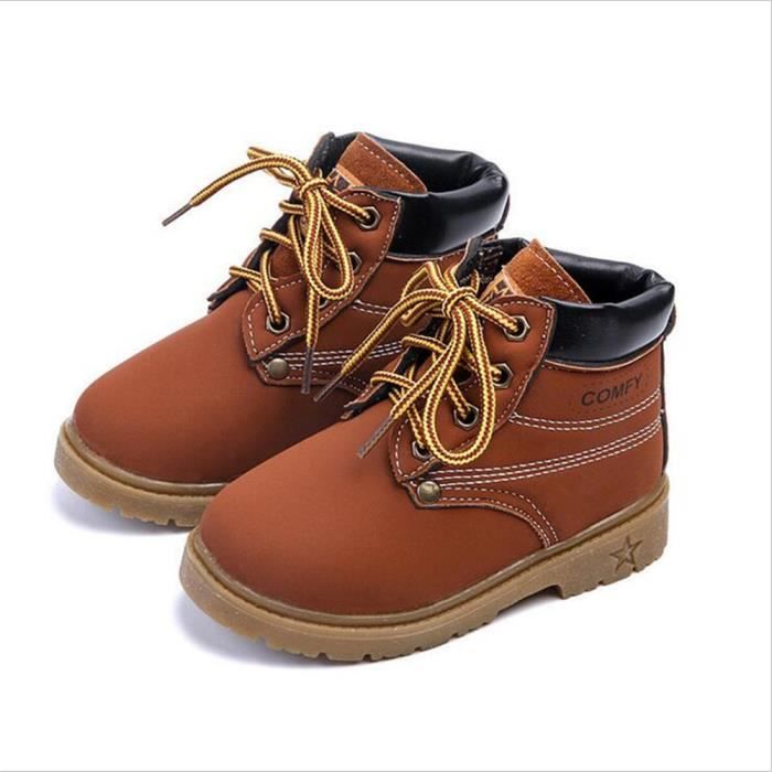 bottines garcons cuir
