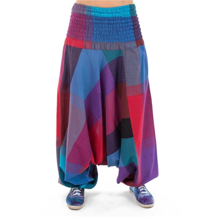 Fantazia Pantalon baba cool femme S Violet Cdiscount Pr t