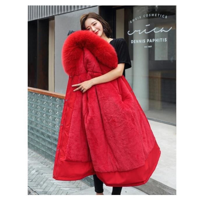 Manteau shop mouton long