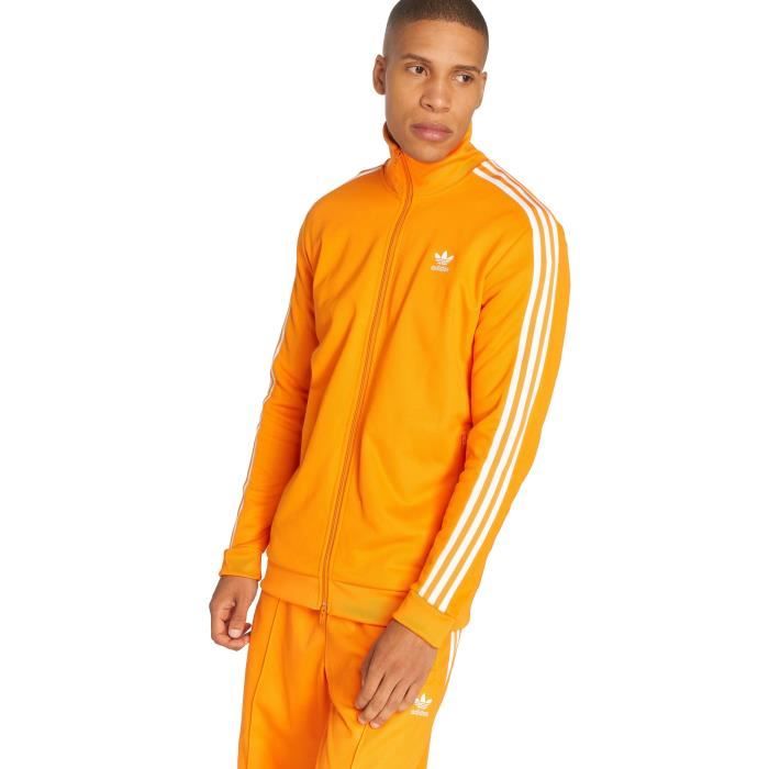 veste adidas grise et orange