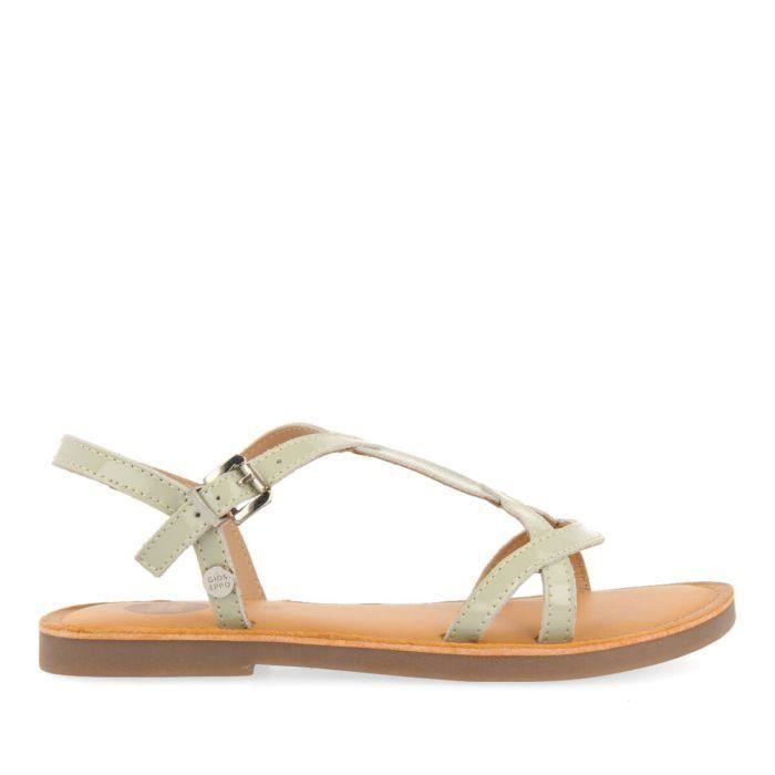 Sandales fille GIOSEPPO Sarpy Cuir Bride Menthe 37 Menta Cdiscount Chaussures
