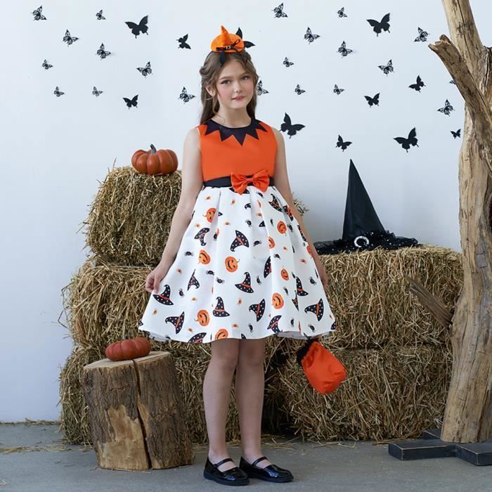 Deguisement halloween fille -Petite citrouille