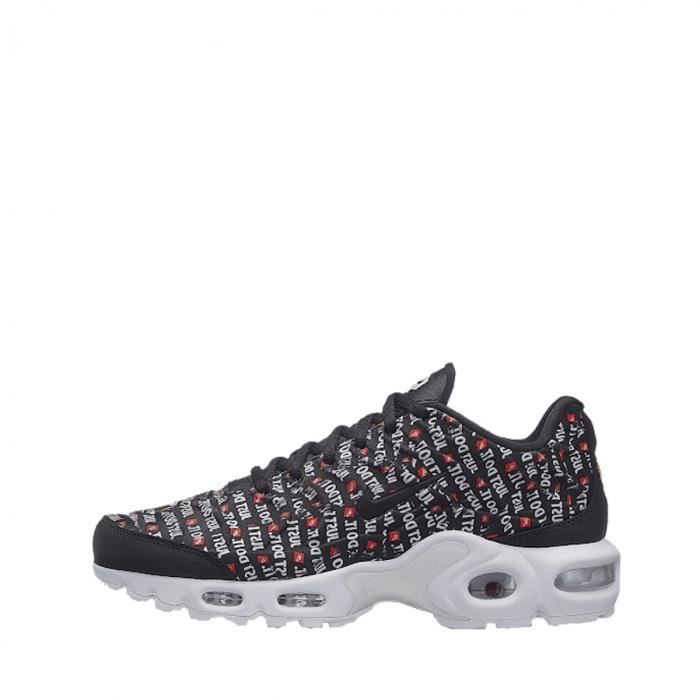 Basket Nike Wmns Air Max Plus SE Noir Blanc Orange 862201 007 Femme Noir Cdiscount Chaussures