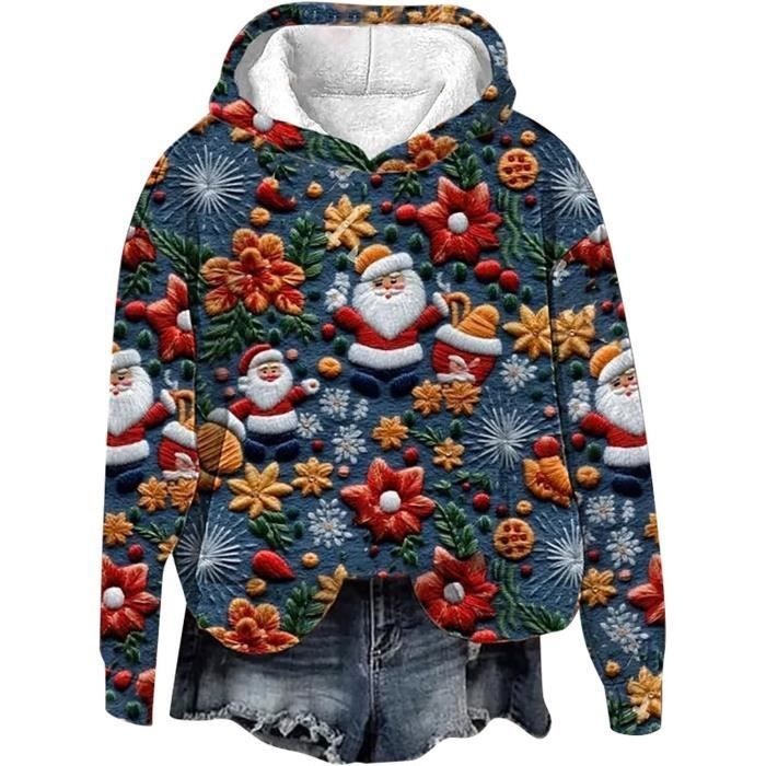 Pull de store noel drole femme