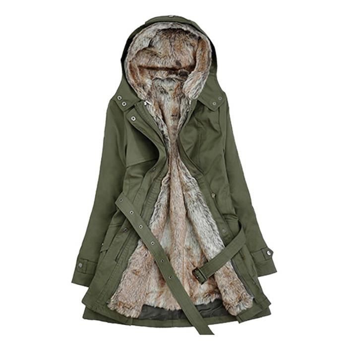 Veste longue militaire 2025 femme