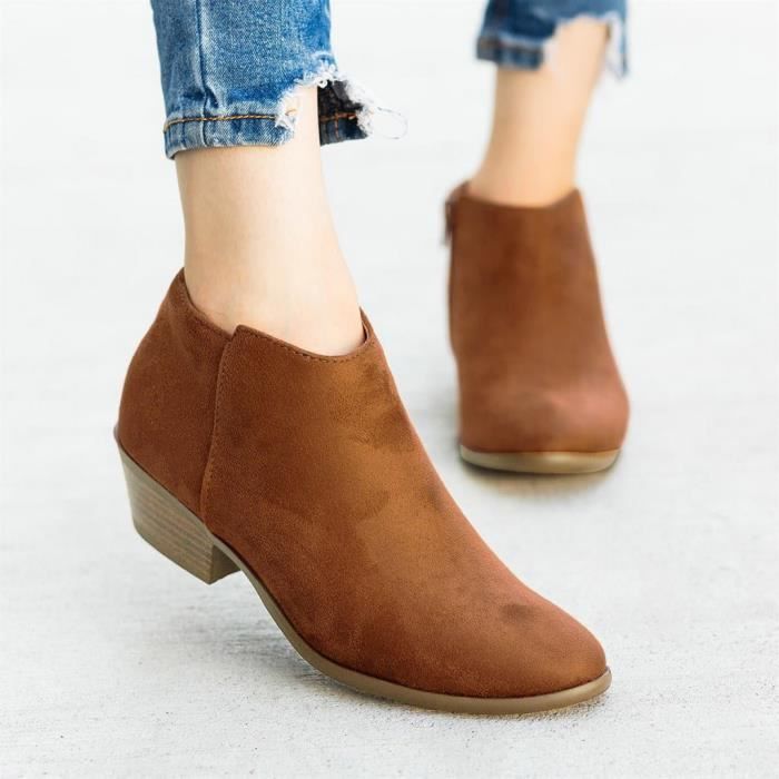 Bottines femme casual mode clearance