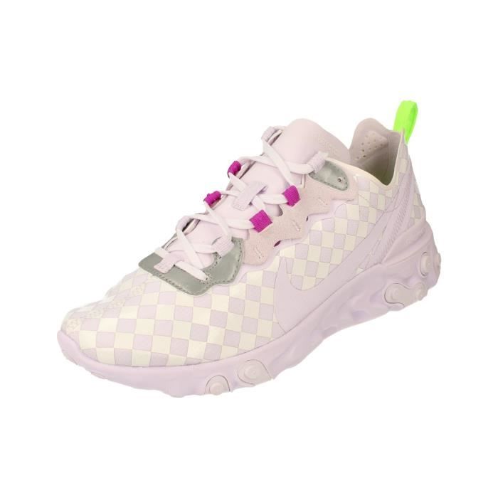 Nike react element 55 femme rose 2025