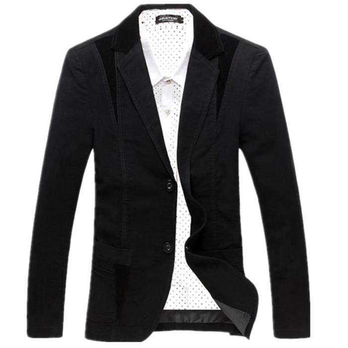 Manteau homme hiver deals fourrure noir