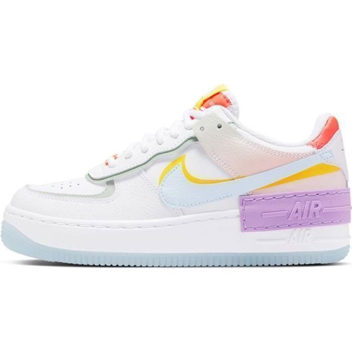 Baskets Original Air Force 1 Shadow CW2630-141 Blanc - Cdiscount Chaussures