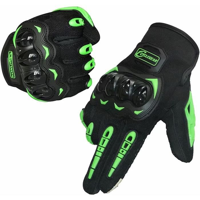 Gants Moto/scooter Unisexe écran Tactile - Mi-saison Respirants - Pour Vélo, VTT, équitation, Motocross