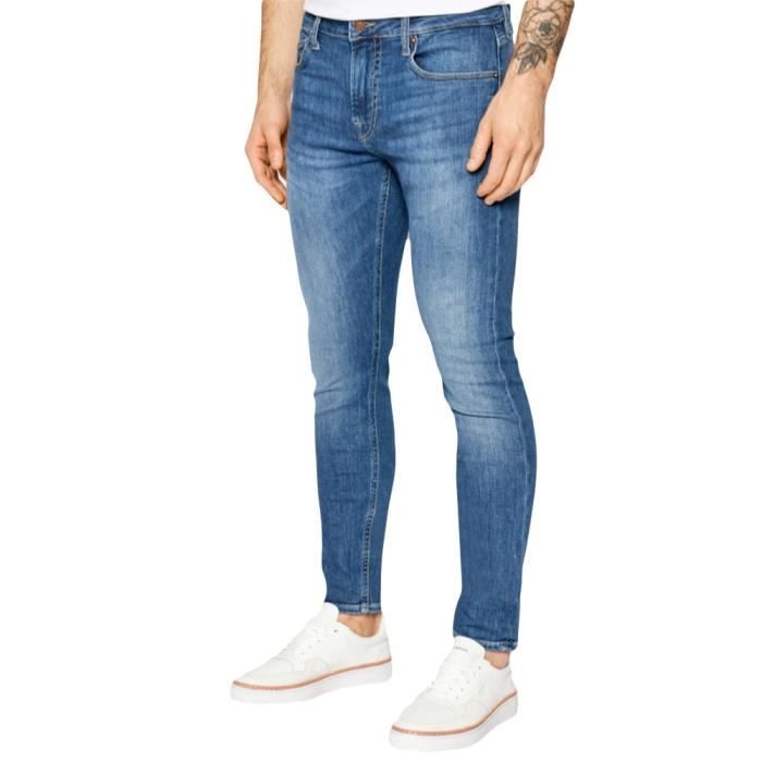 Jeans Guess Classic logo triangle Jeans Homme