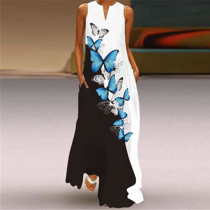 Robe best sale noire decontractee
