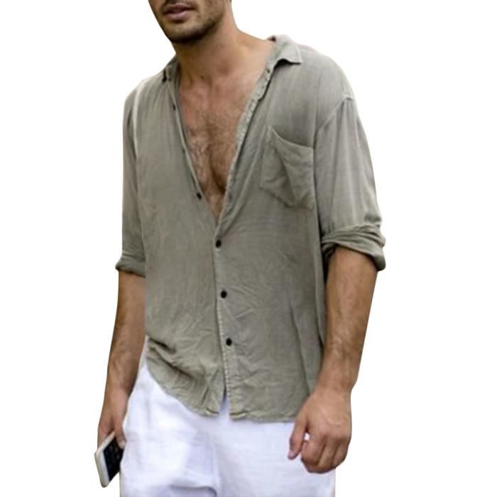 Chemise Maui And Sons Rick Manches Longues - Taille S - Col Henley En Coton/polyester - Neuve Avec étiquette