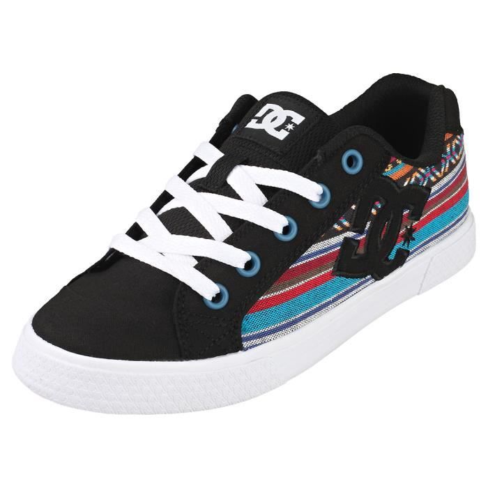Baskets DC Shoes CHELSEA ADJS300243KMS Femme Noir Multicolore 37 EU Noir multicolore