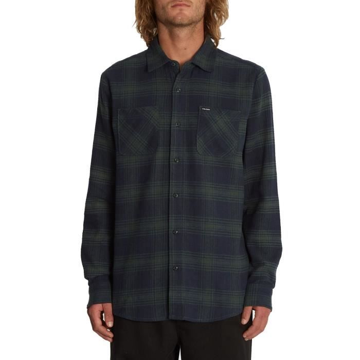 Chemise Homme Volcom Stone Meter - Taille S - Rouge - Neuf Avec étiquette