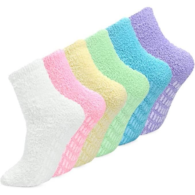 4 Paires Chaussettes Hiver Femme - Corail Polaire Chaudes, Douces Et Moelleuses - 2